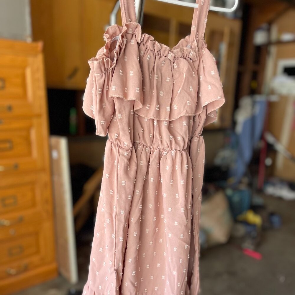 Girl Dress in Blush